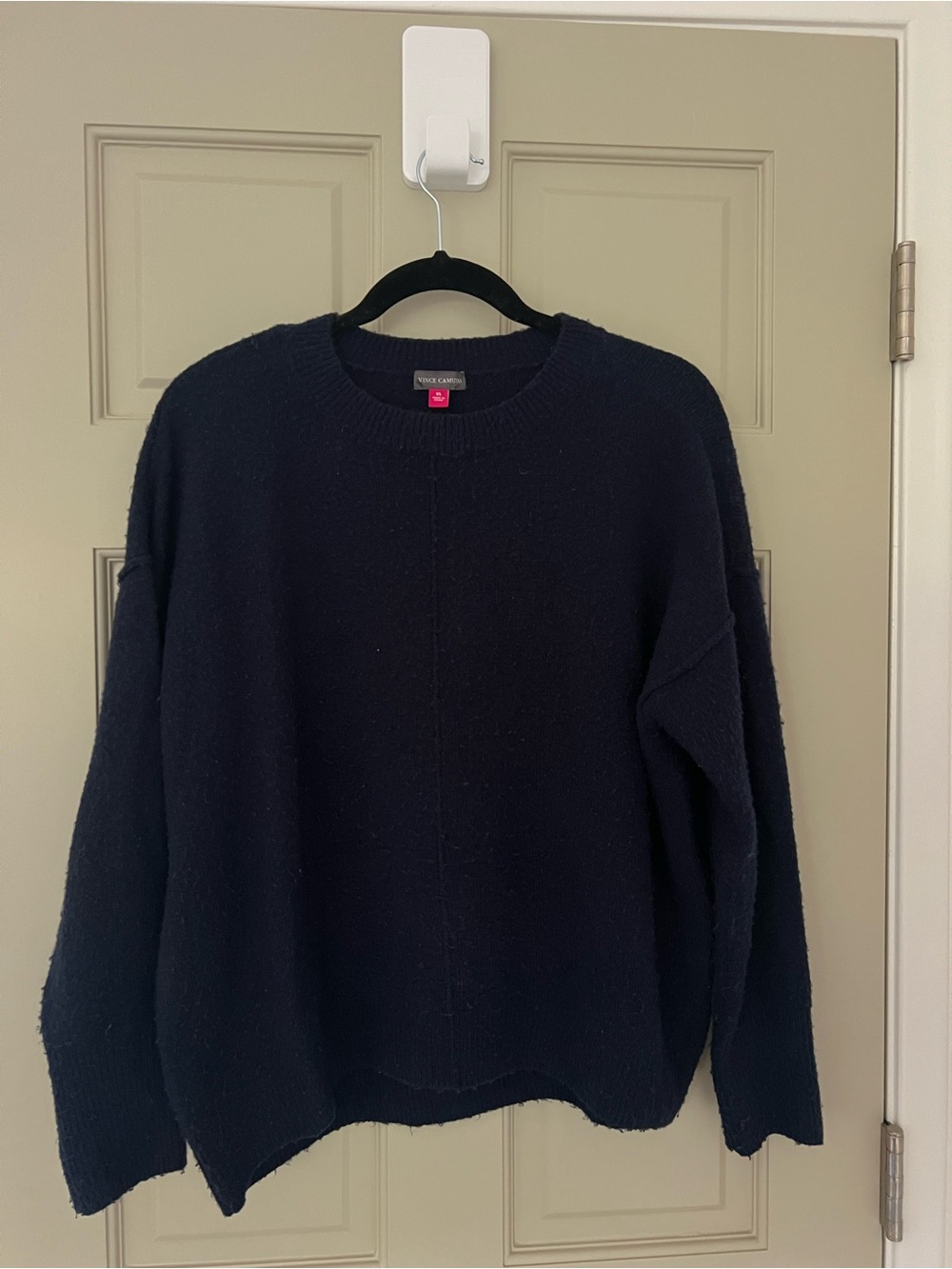 Vinca Camilo Classic Navy Crewneck Women's Sweater - Picture 2 of 4